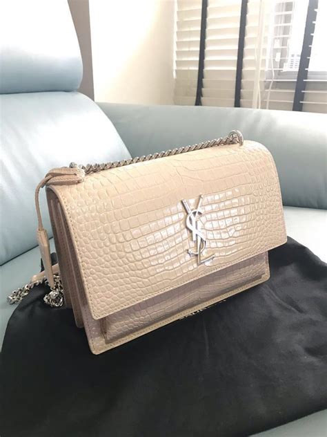 ysl bag crocodile.